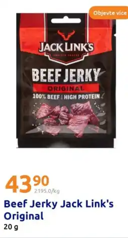 Action JACK LINKS Beef jerky original nabídka
