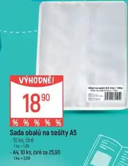 Globus Sada obalů na sešity A5 nabídka