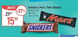 Globus Snickers, Mars, Twix, Bounty nabídka