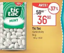 Globus Tic Tac nabídka