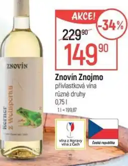 Globus Znovín Znojmo přívlastková vína nabídka
