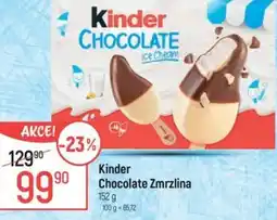 Globus Kinder Chocolate Zmrzlina nabídka