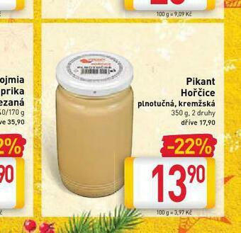 Billa Pikant hořčice nabídka