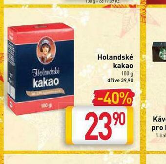 Billa Holandské kakao nabídka