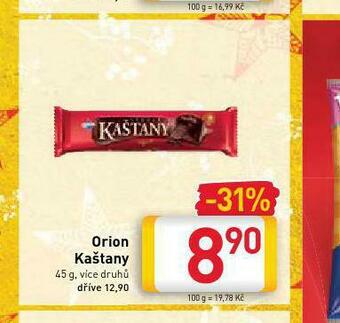 Billa Orion kaštany nabídka