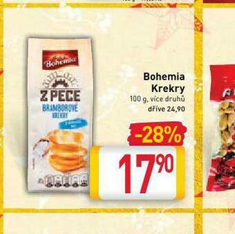 Billa Bohemia krekry nabídka