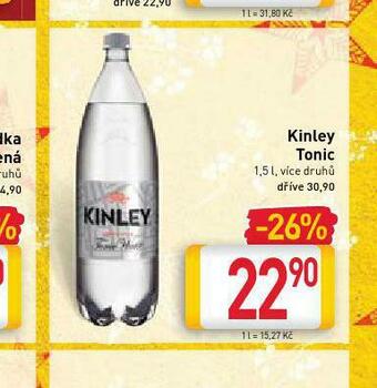 Billa Kinley tonic nabídka