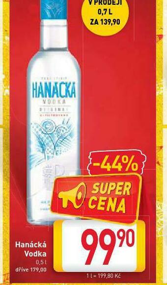 Billa Hanácká vodka nabídka
