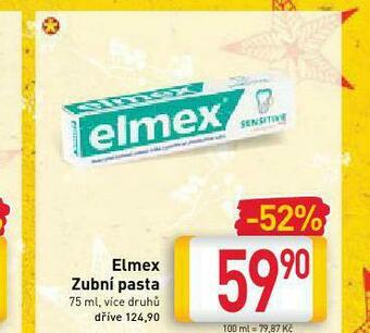 Billa Elmex zubní pasta nabídka