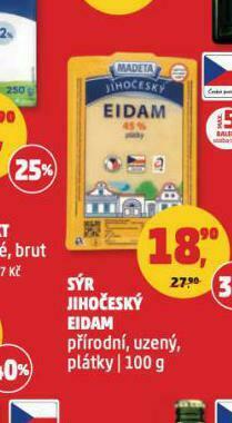 Penny Market Sýr jihočeský eidam nabídka