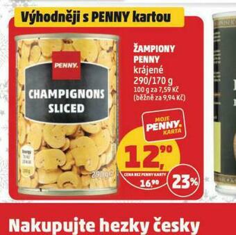 Penny Market Žampiony penny nabídka