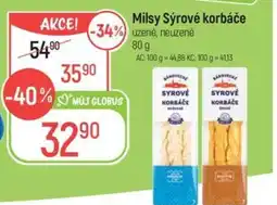 Globus Milsy Sýrové korbáče nabídka