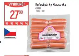 Globus Kuřecí párky Klausovky nabídka