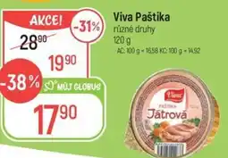 Globus Viva Paštika nabídka