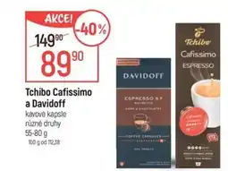 Globus Tchibo Cafissimo a Davidoff nabídka
