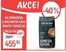 Globus Na zrnkovou a instantní kávu značky Eduscho nabídka
