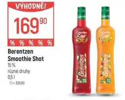 Globus Berentzen Smoothie Shot nabídka