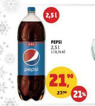 Penny Market Pepsi 2,5l nabídka