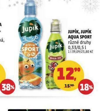 Penny Market Jupík, jupík aqua sport nabídka