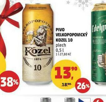 Penny Market Pivo velkopopovický kozel 10 nabídka