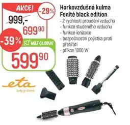 Globus Horkovzdušná kulma Fenité black edition nabídka