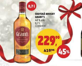 Penny Market Grant´s skotská whisky nabídka