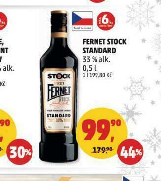 Penny Market Fernet stock standard nabídka