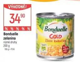 Globus Bonduelle zelenina nabídka
