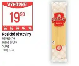 Globus Rosické těstoviny nabídka