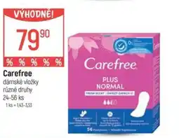 Globus Carefree dámské vložky nabídka