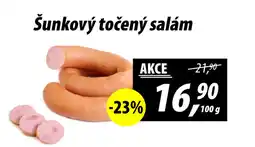ZEMAN Šunkový točený salám nabídka