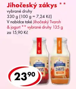 CBA Jihočeský zákys nabídka