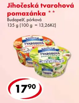 CBA Jihočeská tvarohová pomazánka nabídka