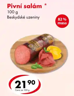 CBA Pivní salám nabídka