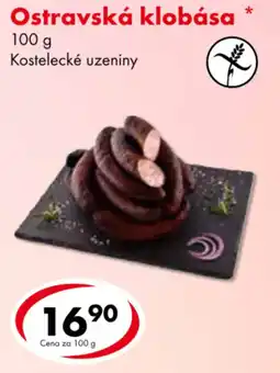 CBA Ostravská klobása nabídka