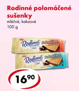 CBA Rodinné polomáčené sušenky nabídka