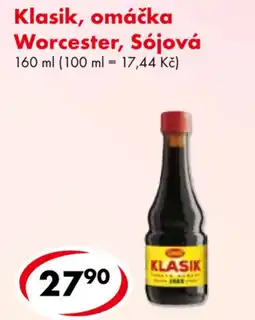 CBA Klasik, omáčka Worcester, Sójová nabídka