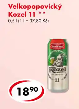 CBA Velkopopovický Kozel 11 nabídka