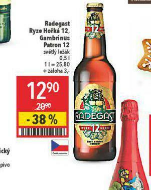 Globus Pivo gambrinus patron 12 nabídka