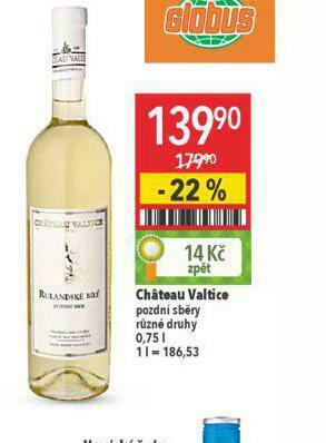 Globus Chateau valtice nabídka