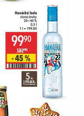 Globus Hanácká řada nabídka