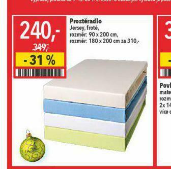 Globus Prostěradlo nabídka