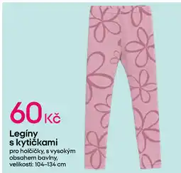 Pepco Legíny s kytičkami nabídka