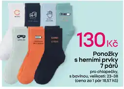 Pepco Ponožky s herními prvky 7 párů nabídka