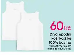Pepco Dívčí spodní košilka 100% bavlna nabídka