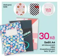 Pepco Sešit A4 nabídka