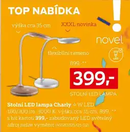 XXXLutz Stolní LED lampa Charly nabídka