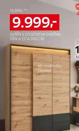 XXXLutz Skříň s otočnými dveřmi nabídka