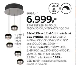 XXXLutz Závěsné LED svítidlo nabídka