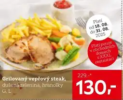XXXLutz Grilovaný vepřový steak nabídka